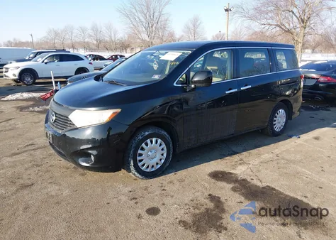 2013 Nissan Quest S from USA, damaged, VIN JN8AE2KPXD9069473